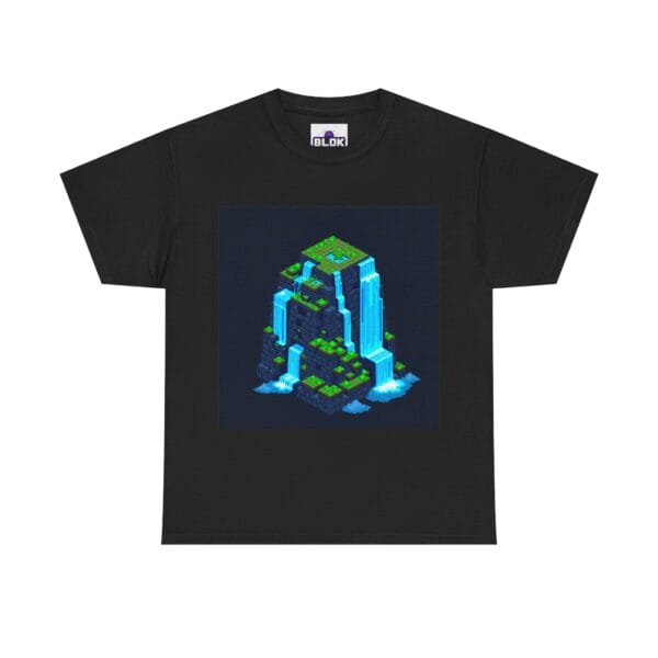 8-Bit Pixel Waterfall Tee