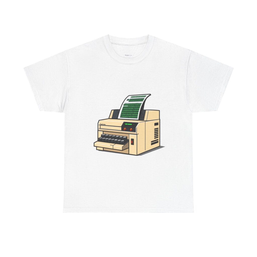 Old School Pixel Printer Tee
