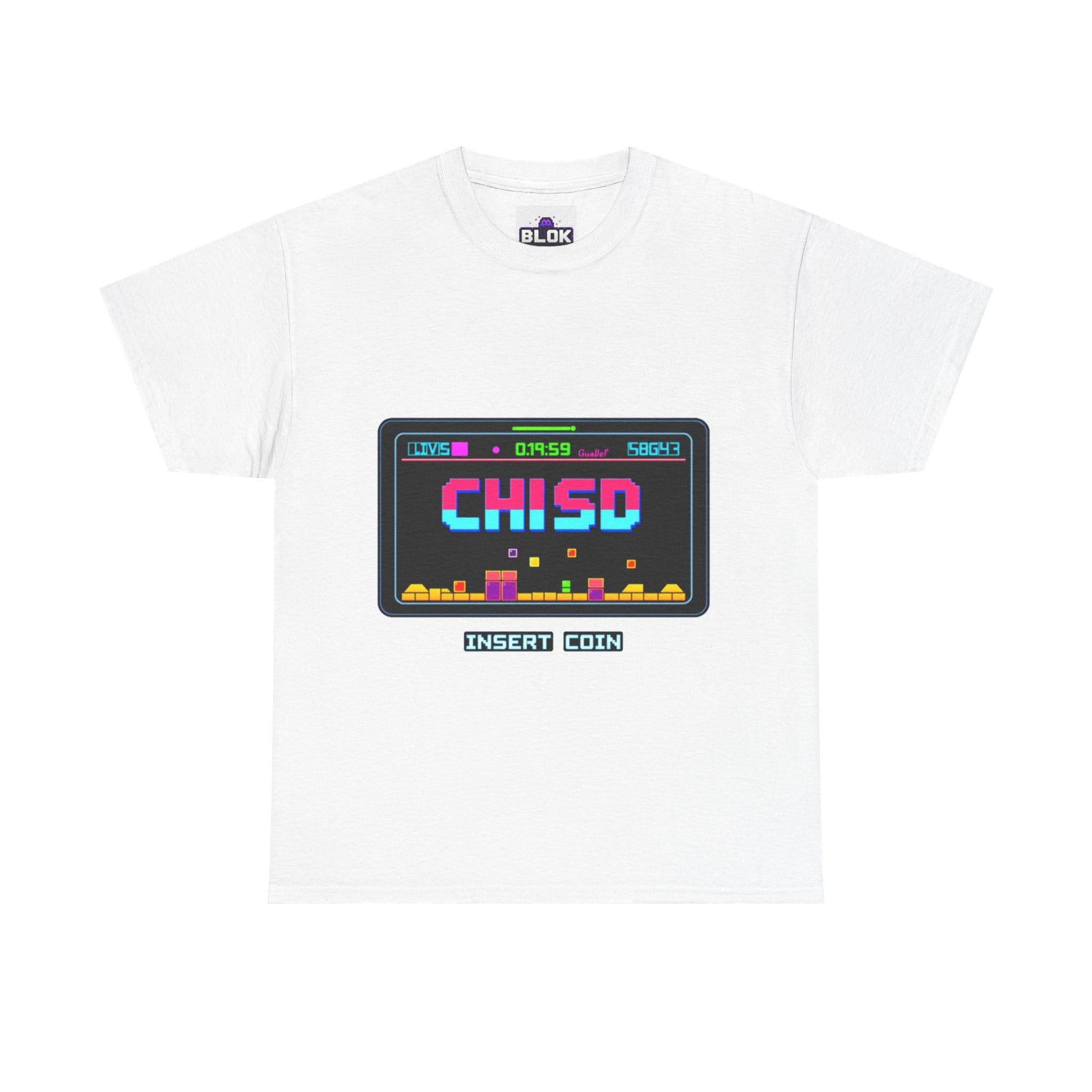 meme graphic tees 8-Bit Retro Game Screenshot design by blok.Design