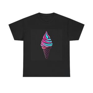 Retro Neon Ice Cream Tee