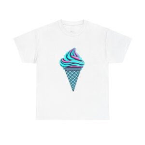 Neon Scoop Retro Ice Cream Tee