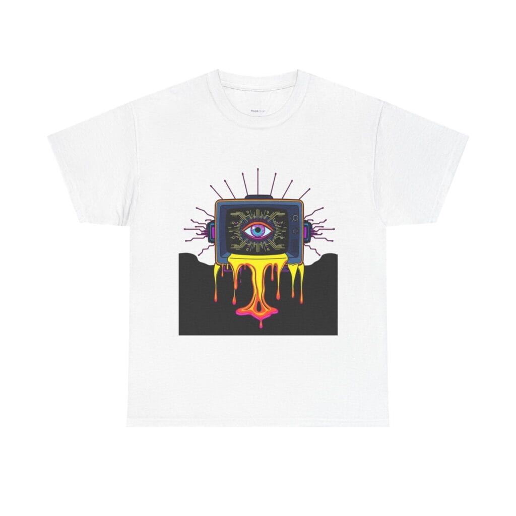 AI Meltdown CRT Graphic Tee