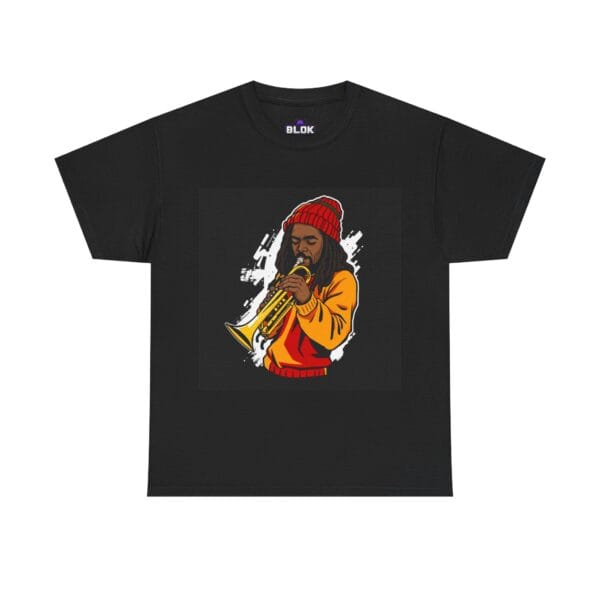 Rasta Trumpet Man Graphic Tee