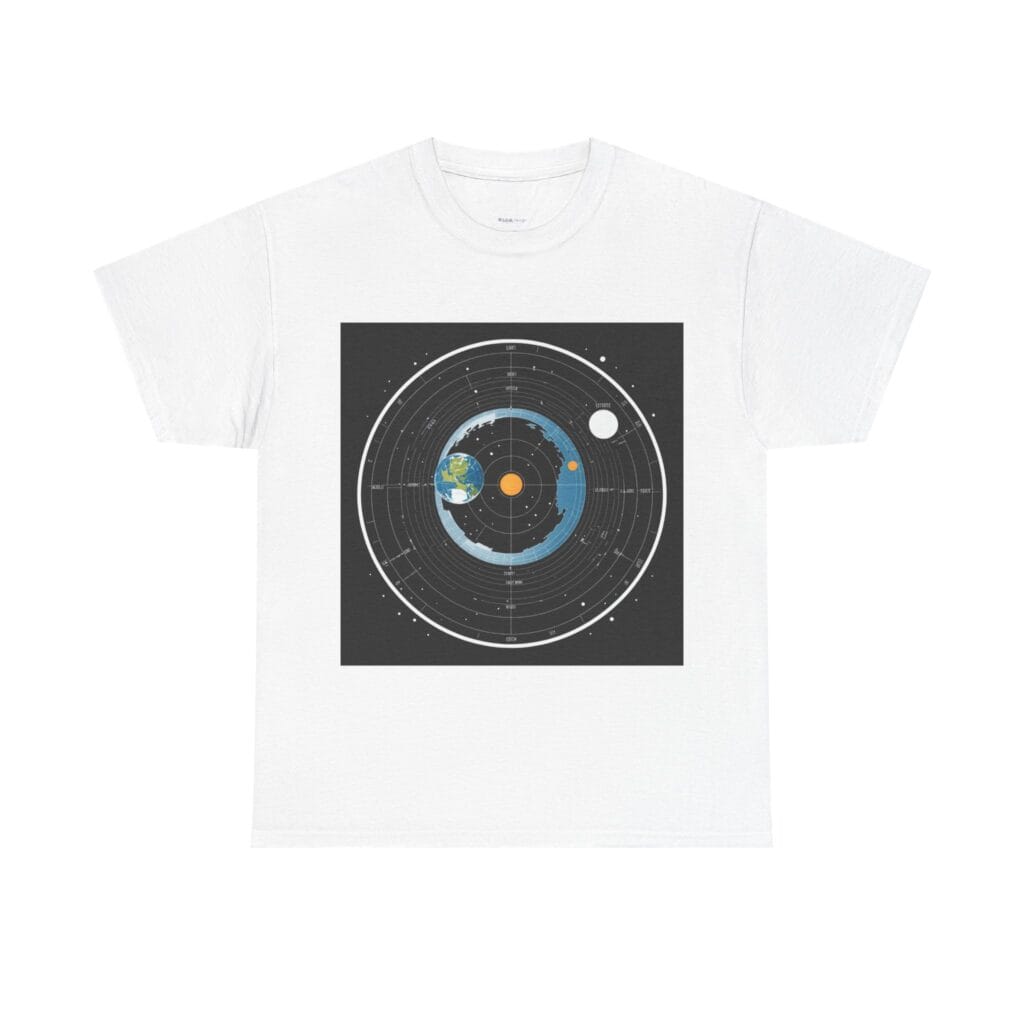 Flat Earth Diagram Tee