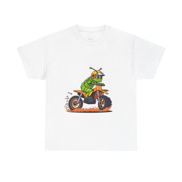 Pixel Caterpillar Dirt Bike Tee