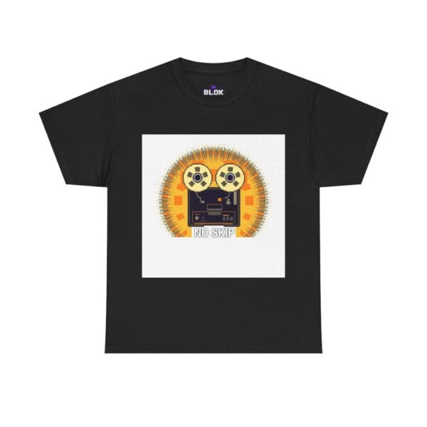 No Skip Pixel Reel Tee | Music Graphic Tee | blok.Design