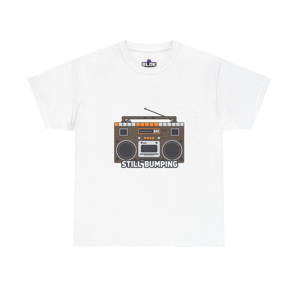 Still Bumping Pixel Boombox Tee