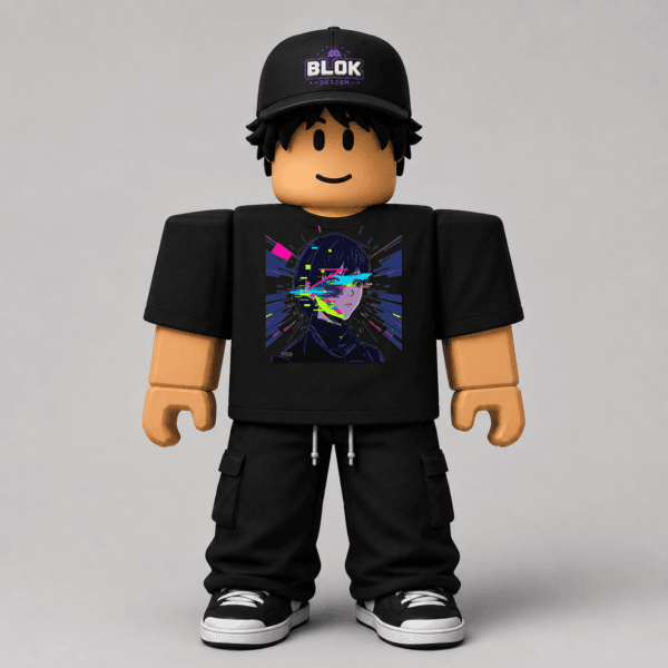 Glitch Anime Portrait Roblox Avatar Pack by blok.Design