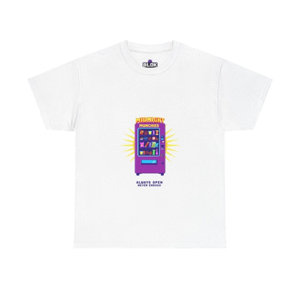 Midnight Munchies Pixel Vending Tee