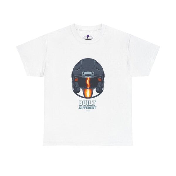 Built Different Pixel Football Helmet Tee