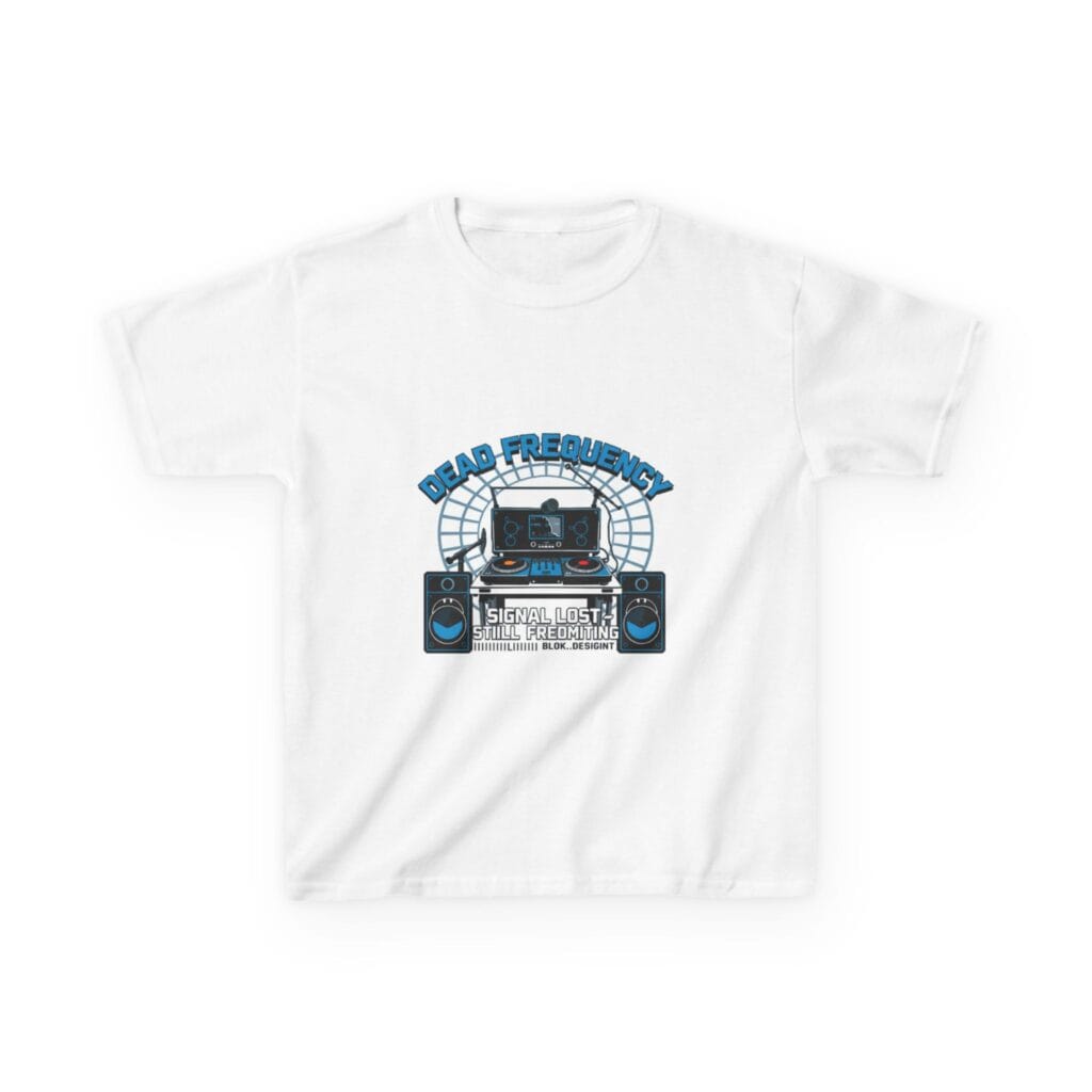 Dead Frequency Pixel Radio Tee — Kids Tee