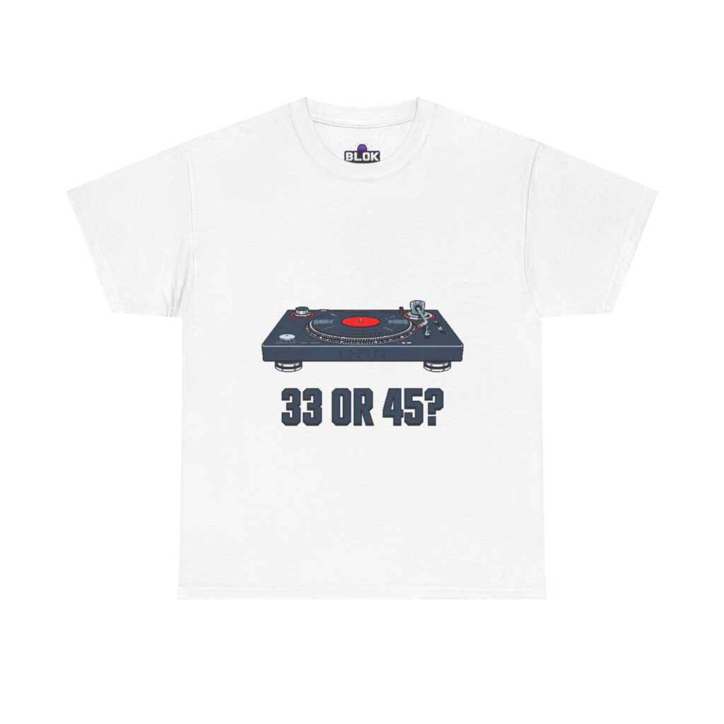 33 Or 45? Technics 1210 Pixel Art Tee