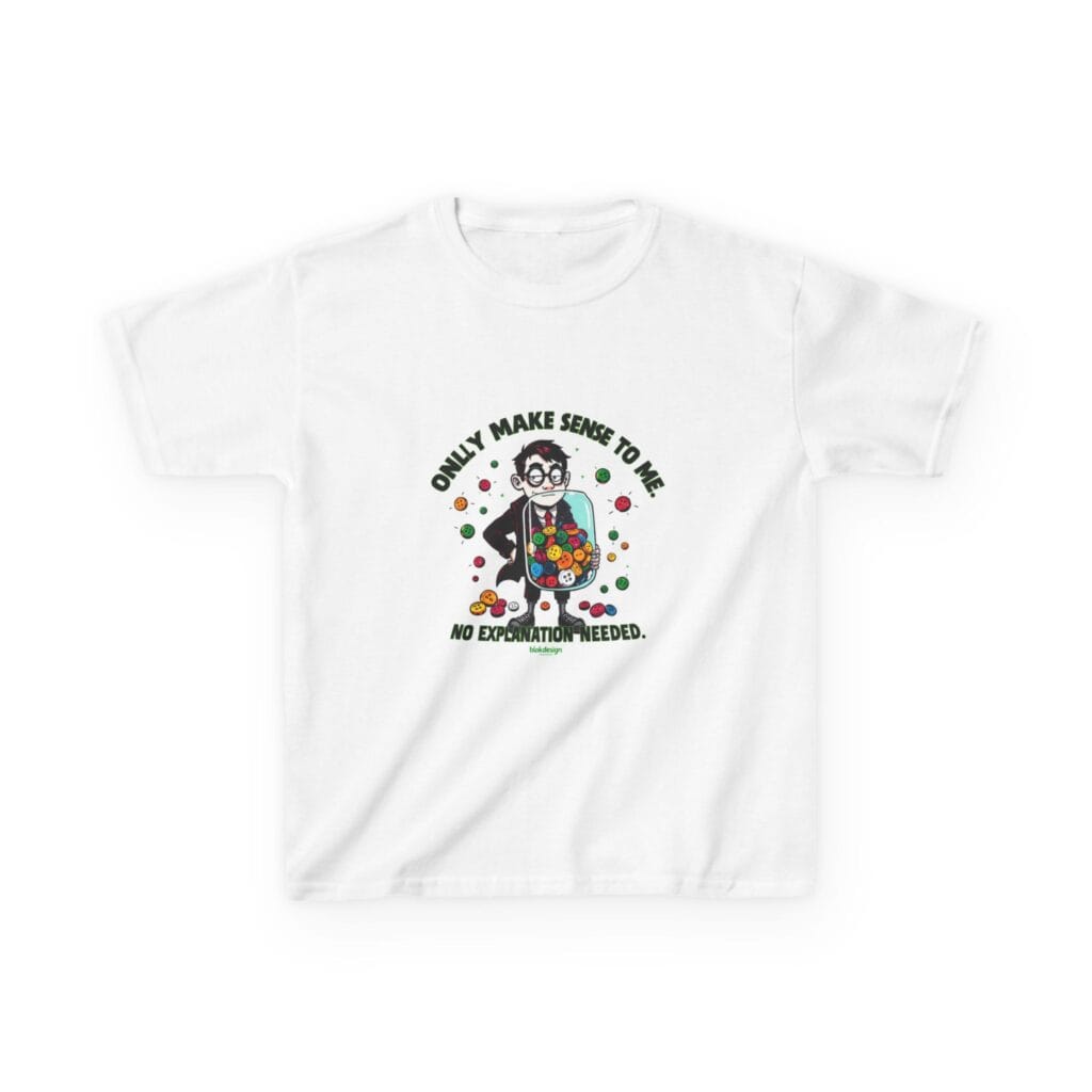 Only Makes Sense To Me Pixel Art Tee — Kids Tee
