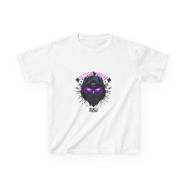 Glitch Mode Cyberpunk Tee — #BLK016 — Kids Tee