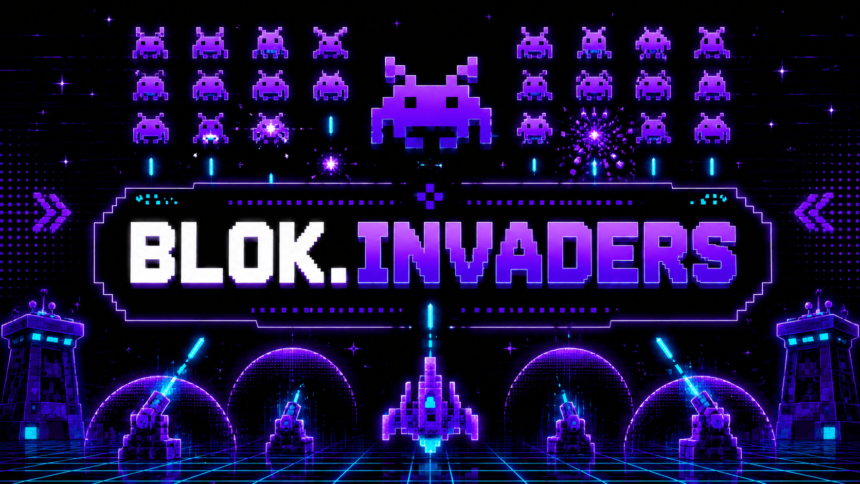 BLOK.INVADERS hero banner