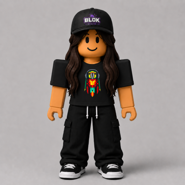 Pixel Rasta Parrot Roblox Avatar Pack by blok.Design