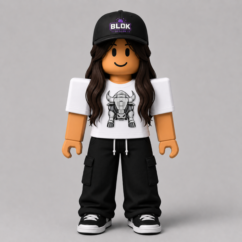 Pixel Bull Charge Roblox Avatar Pack by blok.Design