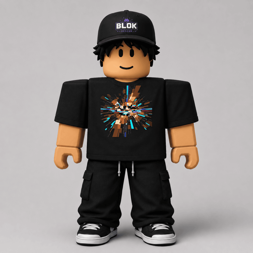 Electric Glitch Art Roblox Avatar Pack by blok.Design