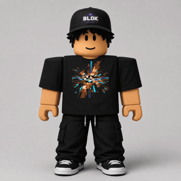 Electric Glitch Art Roblox Avatar Pack by blok.Design