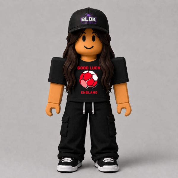 Good Luck England Pixel Football Roblox Avatar Pack by blok.Design