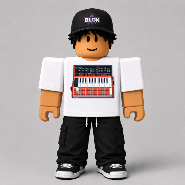Minimoog Pixel Art Synth Roblox Avatar Pack by blok.Design