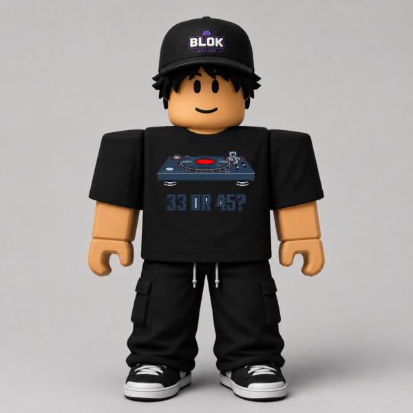 33 Or 45? Technics 1210 Pixel Art Roblox Avatar Pack by blok.Design
