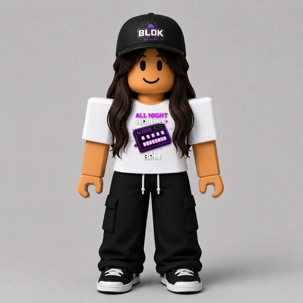 All Night Sequences 808 Drum Machine Roblox Avatar Pack by blok.Design