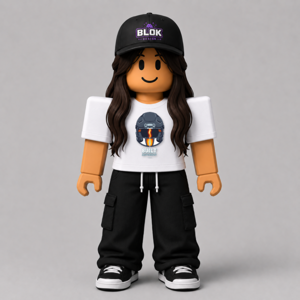 Built Different Pixel Football Helmet Roblox Avatar Pack by blok.Design