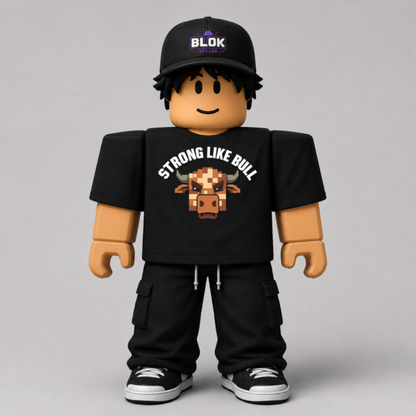 Strong Like Bull Minecraft Pixel Roblox Avatar Pack by blok.Design