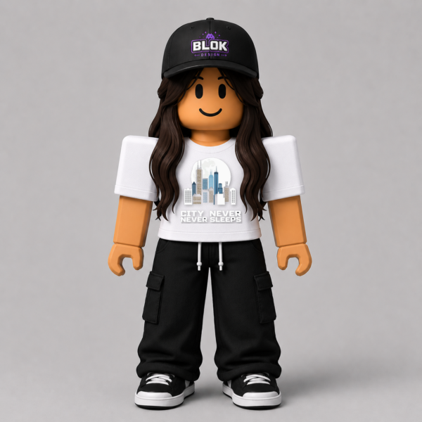 City Never Sleeps Pixel Skyline Roblox Avatar Pack by blok.Design