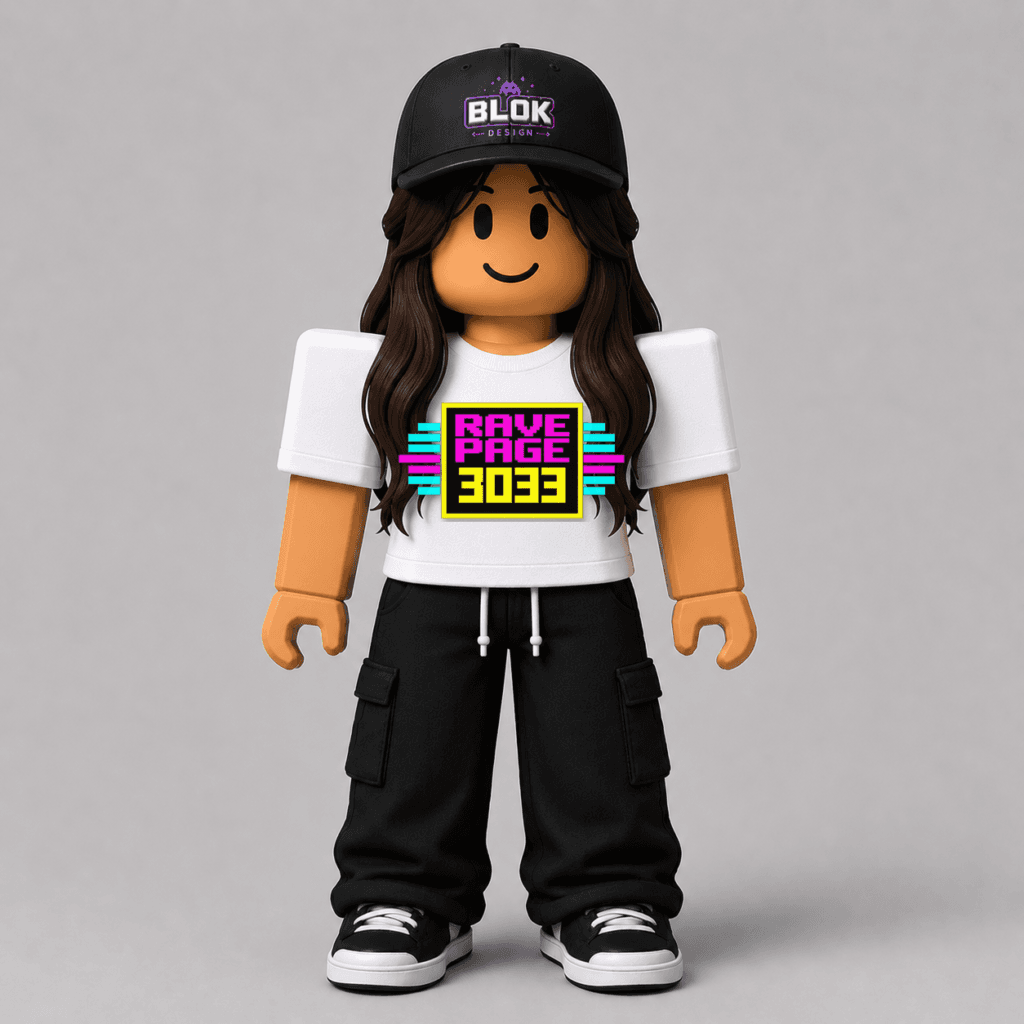 Rave Page 303 Teletext Roblox Avatar Pack by blok.Design
