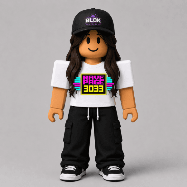 Rave Page 303 Teletext Roblox Avatar Pack by blok.Design