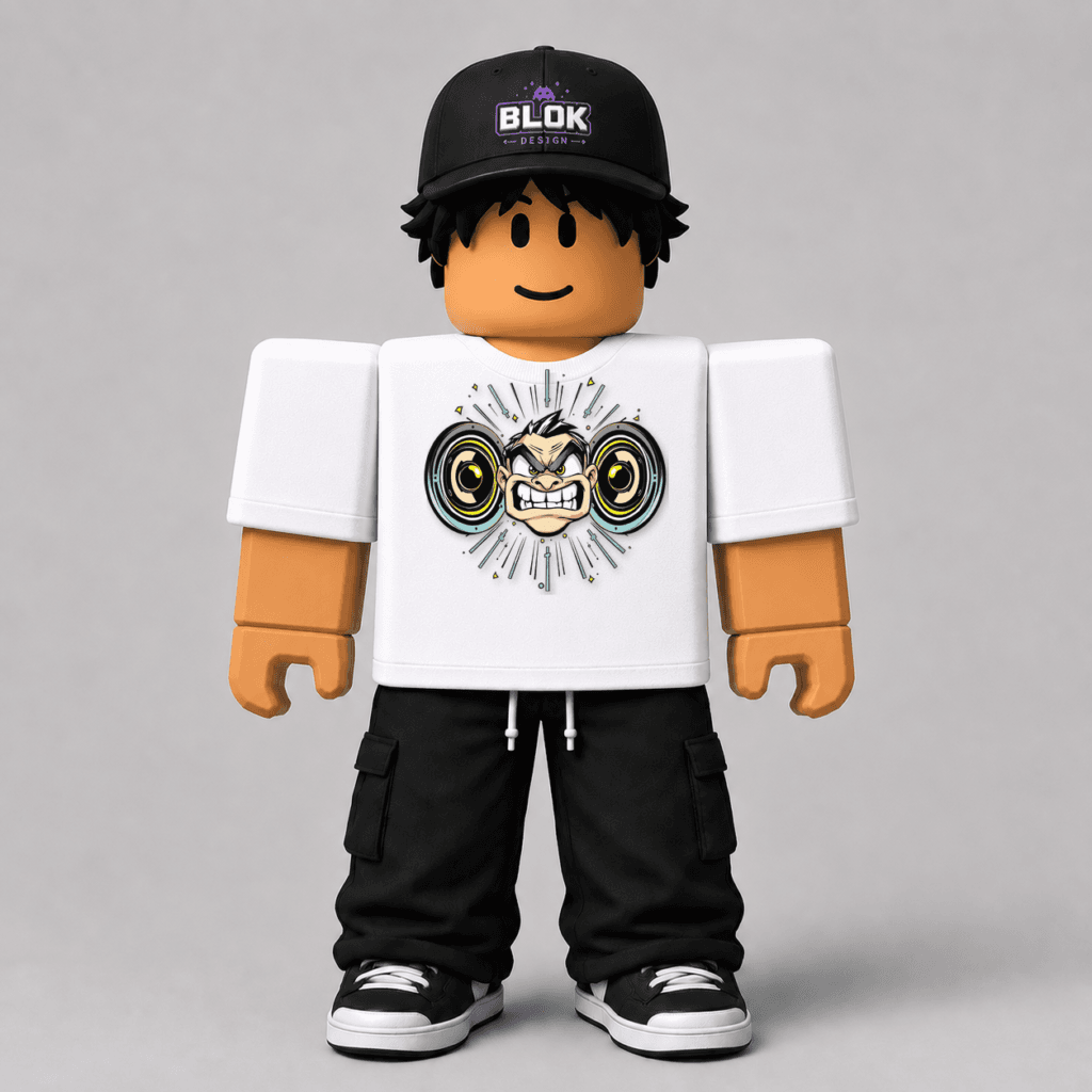 Bass Face Pixel Art Roblox Avatar Pack by blok.Design