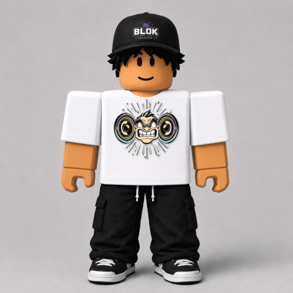 Bass Face Pixel Art Roblox Avatar Pack by blok.Design