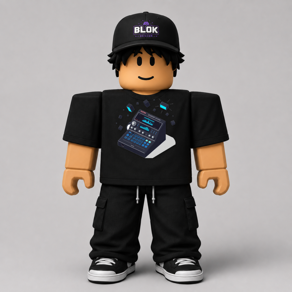 Pixel Drum Machine Roblox Avatar Pack by blok.Design
