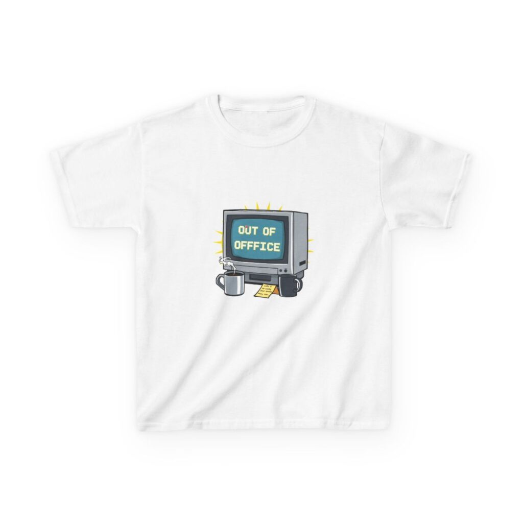 Out Of Office Pixel Tee — Kids Tee
