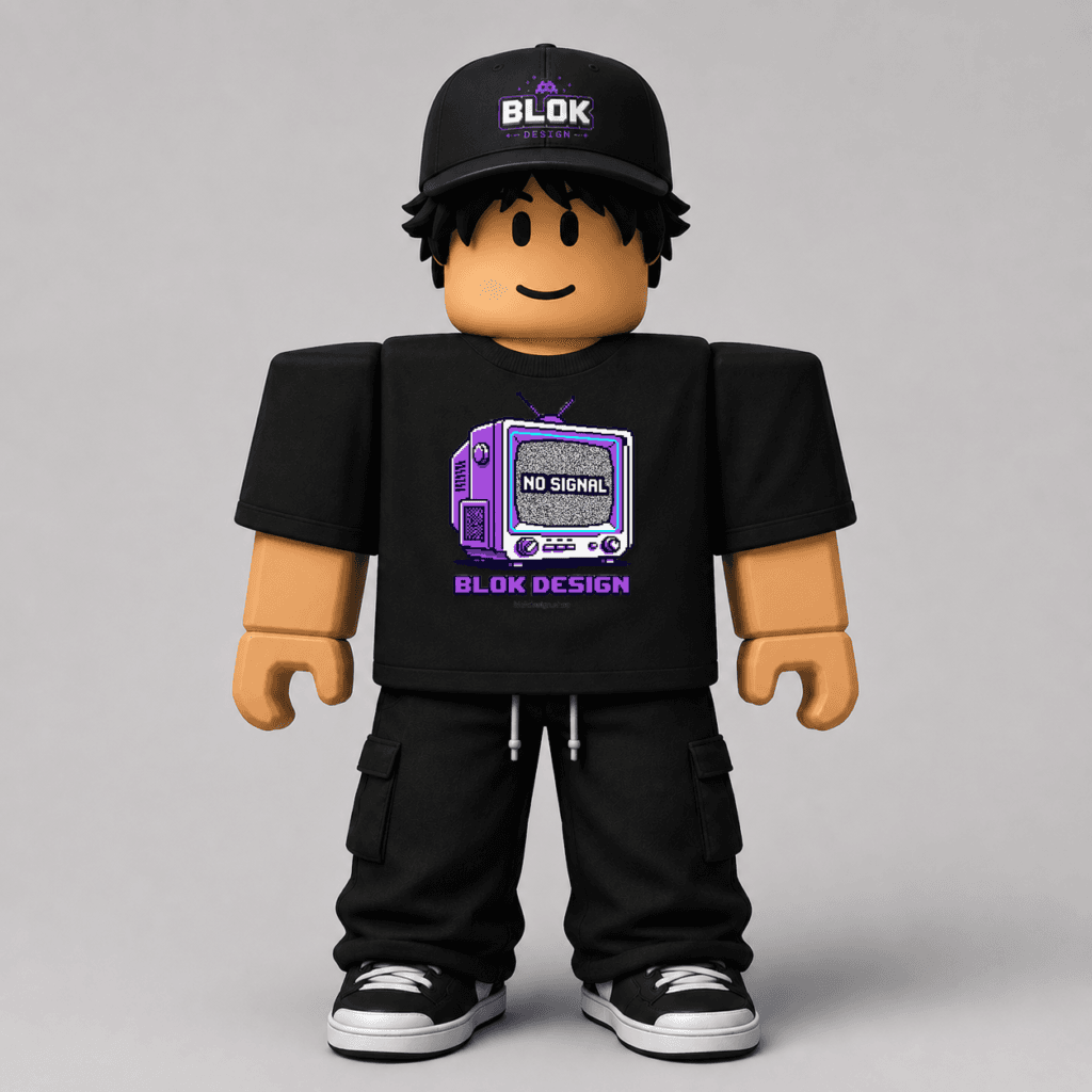 No Signal CRT Pixel Art Roblox Avatar Pack by blok.Design