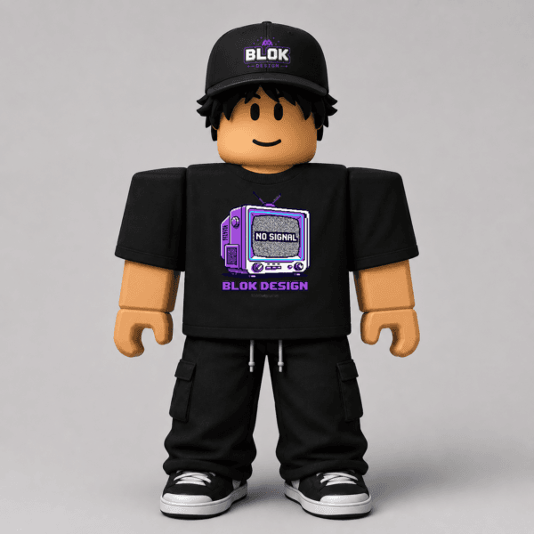 No Signal CRT Pixel Art Roblox Avatar Pack by blok.Design