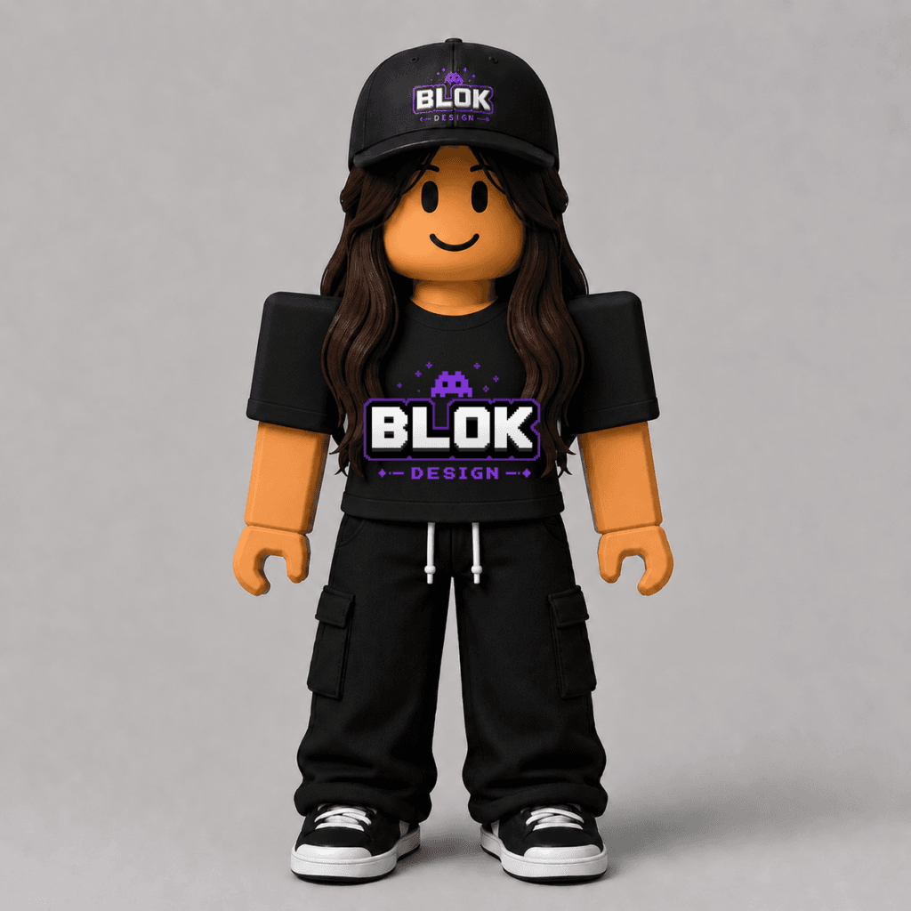 BLOK.DESIGN Official Logo Roblox Avatar Pack by blok.Design