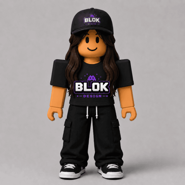 BLOK.DESIGN Official Logo Roblox Avatar Pack by blok.Design