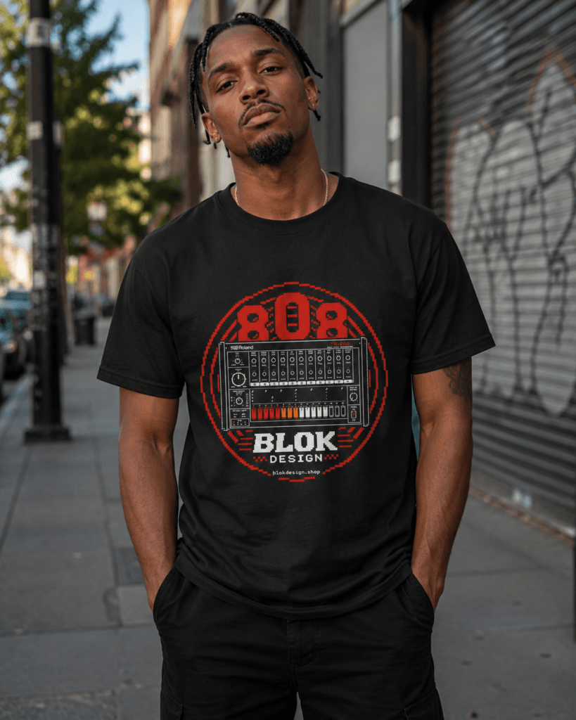 808 Pixel Drum Machine Tee