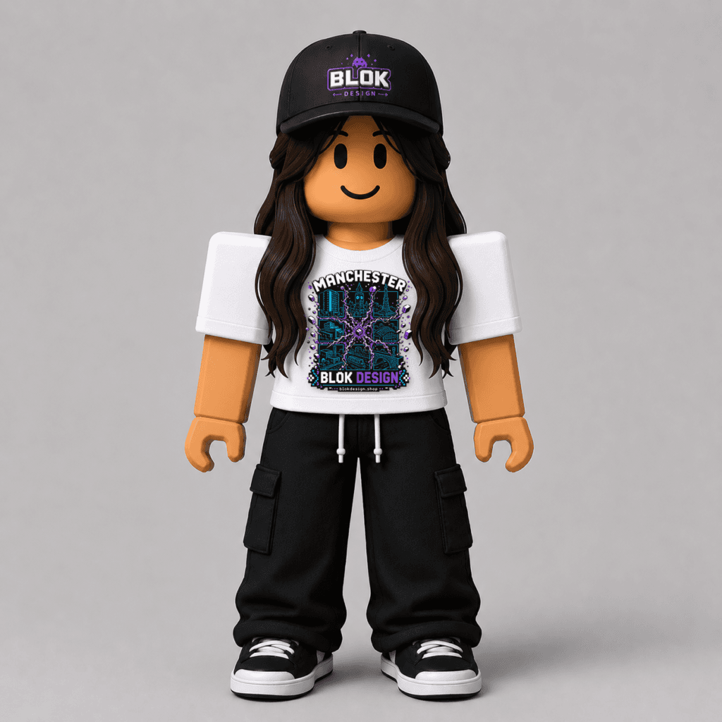 Manchester Glitch Grid Pixel Art Roblox Avatar Pack by blok.Design