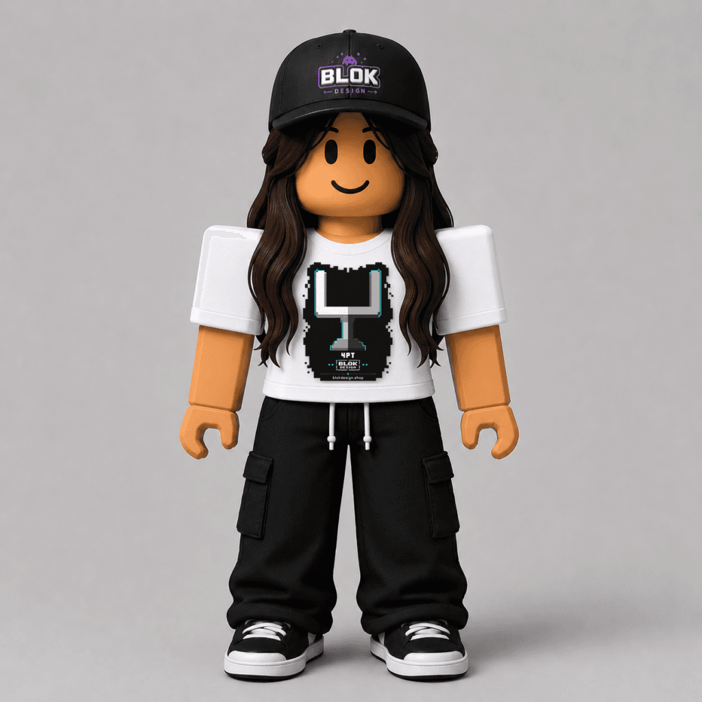 4PT Pixel Goalpost Tee Roblox Avatar Pack by blok.Design