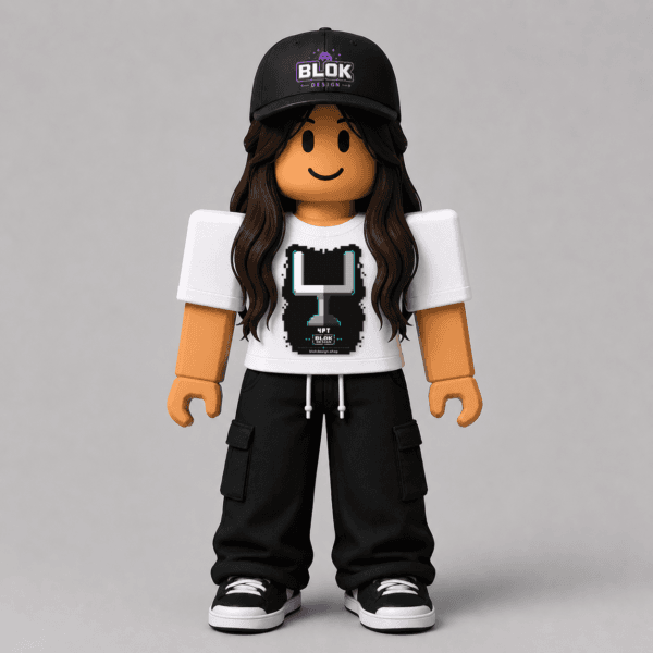 4PT Pixel Goalpost Tee Roblox Avatar Pack by blok.Design