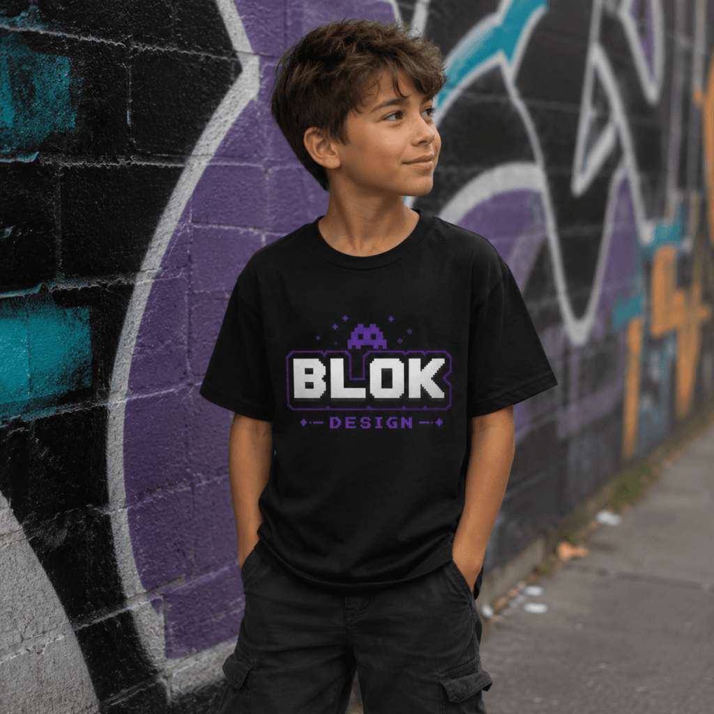 BLOK.DESIGN Official Logo Tee — Kids Tee