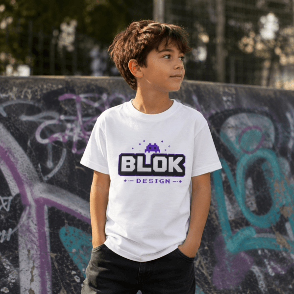 BLOK.DESIGN 4K Logo Tee — Kids Tee